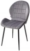 UDC5172GREY14 Обеденный стул M-City FLOWER BLUVEL-14 GREY, велюр