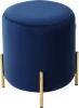 628M04399 Пуф для гостиной RICE BLUVEL-86 NAVY BLUE / GOLD М-City