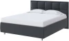 1923075 PROxSON Кровать Chessy без основания (Ткань: Рогожка Тетра Графит) 120x200