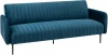 УТ000035919 Диван прямой Stool Group Дрезден велюр синий УТ000035919