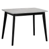 FR 0906 Стол Oslo раскладной 100-130x80x76см, Мрамор Сиена, белый