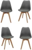FR 0025K Комплект из 4-х стульев Eames Bon серый Bradexhome арт.FR 0025K
