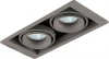 DL18615/02WW-SQ Silver Grey/Black Встраиваемый светильник Donolux Lumme DL18615/02WW-SQ Silver Grey/Black