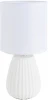 8159/1T Настольная лампа Lumion Asela 8159/1T белый, керамика/текстиль E14 1*40W 220V (выключатель, круглые)