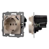 049832 Механизм встраиваемый розетки с USB зарядкой SCT-MUAC-PL-GD-V (250V, 16A) Arlight 049832