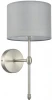 8262/1W Бра Lumion Latti 8262/1W металл/текстиль, никель/серый E14 1*40W 220V