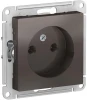 ATN000641 Розетка встраиваемая без заземления (мокко) Systeme Electric AtlasDesign ATN000641