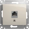 GSL000981K Розетка встраиваемая Ethernet RJ-45 (молочный) Systeme Electric GSL000981K