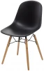 DHF292DPPBLK Обеденный стул M-City BONNIE 292-DPP черный с деревянными ножками