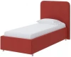 1915570 PROxSON Кровать Олаф (Ткань: Велюр Forest 13 Красный) 80x190