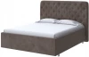 2016464 PROxSON Кровать Classic Large (Ткань: Велюр Casa Кофейный) 180x190