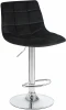 5017-LM TAILOR,  цвет сиденья черный велюр (MJ9-101), цвет основания хром Стул барный TAILOR (черный велюр (MJ9-101))