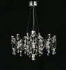 MR2650-57P-50AD Подвесная люстра светодиодная с пультом и хрустальными подвесками Asfour MyFar Ileria MR2650-57P-50AD