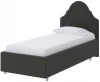 1915664 PROxSON Кровать Эльза (Ткань: Велюр Forest 520 Темно-серый) 90x190