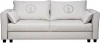 MARCO-Koza2601-ECRU+Nev21 Диван Marco трехмест. раскл., св.серый Koza2601-ECRU+Nev21 225*102*92см Garda Decor арт.MARCO-Koza2601-ECRU+Nev21