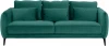 664754 Диван Amsterdam трехместный ОГОГО (арт.664754), (Ткань/Изумрудный)