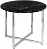 30B-85521 30B-85521 Стол журнальный круглый черный / хром d60*48cм Garda Decor