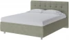1909944 PROxSON Кровать Nety без основания (Ткань: Велюр Лофти Олива) 80x200