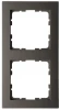 G1002Z Рамка на 2 поста (мокко) Jasmart G-Classic G1002Z