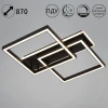 60455-0.3-2+1L BK Потолочная люстра светодиодная с пультом с регулировкой цветовой температуры, яркости и ночным режимом Reluce 60455-0.3-2+1L BK