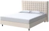 2017051 PROxSON Кровать Tallinn Boxspring Standart (Ткань: Велюр Casa Сахарный) 90x200