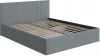 2028441 PROxSON Кровать Helix с бельевым ящиком (Ткань: Жаккард Tesla Графит) 140x200