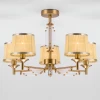 60081/5 золотая бронза Потолочная люстра Eurosvet Amalfi 60081/5 золотая бронза