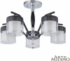 332646/5 CR+BK Потолочная люстра на штанге Arte Milano Napoli-2646 332646/5 CR+BK (220V, подвески)