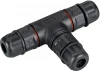 024937 Коннектор тройной NEO-CON-T-2pin-BK (3-7mm, IP67) (IP67 Пластик) 024937 Arlight NEO-CON