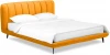 564336 Кровать Amsterdam ОГОГО (арт.564336), (Велюр/Желтый)