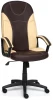 5551 Кресло TWISTER кож/зам, коричневый/бежевый, 36-36/36-34 Tetchair 5551