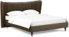574785 Кровать Queen II Agata L ОГОГО (арт.574785), (Ткань/Коричневый)