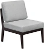 007548 Кресло Массив мягкое ткань серый, каркас венге от фабрики Mebelik
