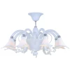 485/8PF-white Потолочная люстра IDLamp 485 485/8PF-white
