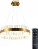 INNOVATION STYLE 83151 Подвесная люстра светодиодная нимб с пультом ДУ 100W, золото, LED Natali Kovaltseva INNOVATION STYLE 83151 (регулировка яркости, 220V, на тросе, круглые)