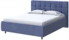 2016958 PROxSON Кровать Nety без основания (Ткань: Велюр Casa Сапфировый) 160x190