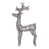 ULD-M6098-160/SBA WARM WHITE IP44 DEER-3 Фигура светодиодная каркасная «Олень-3», 60х98см, 160 светодиодов. теплый белый свет, провод коричневый Uniel ULD-M6098-160/SBA WARM WHITE IP44 DEER-3