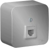 BLNIA011003 Телефонная розетка накладная RJ-11 (алюминий) Systeme Electric Blanca BLNIA011003
