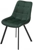 629M05269 Стул ONION G062-18 зеленый, велюр/ черный каркас М-City