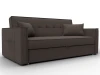 134875 Диван прямой Лига-104 (160) (ЛДСП,Брус,Фанера,Рогожка/Коричневый) Лига Диванов 134875