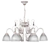 S9144-6 Люстра подвесная Day&Night, 6 плафонов, белый с золотом и прозрачным