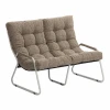 25914 Диван Эрго/Ergo металл капучино, букле, коричневый Tetchair 25914