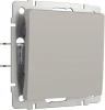 W1212004 Выключатель одноклавишный проходной (дымчатый) Werkel W1212004