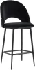УТ000025280 Стул полубарный Stool Group Меган велюр черный УТ000025280