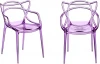 FR 0867П Комплект из 2-х стульев Bradex Home Masters прозрачный сиреневый (FR 0867П)