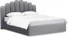 517607 Кровать Queen Sharlotta 1600 Lux ОГОГО (арт.517607), (Ткань/Серый)