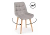 632491 Стул деревянный Челси 360 латте (zd 290) / светлое дерево np 632491