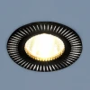 2003 MR16 BK/SL черный/серебро Встраиваемый точечный светильник Elektrostandard 2003 MR16 BK/SL черный/серебро