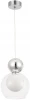 MURCIA SP1.2 CHROME Подвесной светильник Crystal Lux MURCIA SP1.2 CHROME (220V, на проводе, шар)