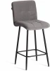 24917 Полубарный стул Medeo/Медео Tetchair (Металл,Велюр/Серый) арт.24917